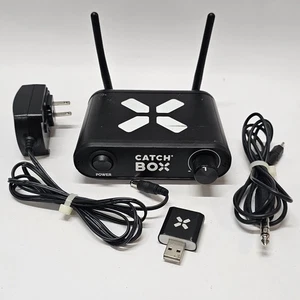 Catch Box CatchBox 2.4 Reciever CB24RX001 W/ Power Supply & USB Audio Adapter  - Picture 1 of 4