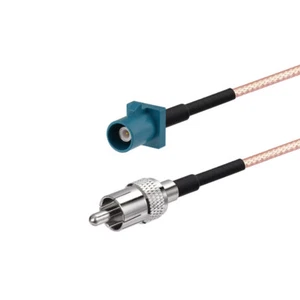 RG316 RCA MĘSKI na Fakra neutralny męski "Z" wtyczka adapter koncentryczny kabel RF 30cm - Zdjęcie 1 z 5