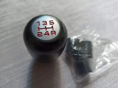 Gloss blk TYPE R 5 speed shift gear knob HONDA CIVIC INTEGRA EG EK DC2 ACCORD CR - Image 1 of 4
