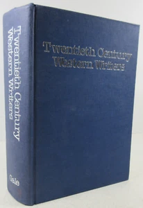 1982 1st ED "20th Century Western Writers" Vinson w/ SIGNED Sonnichsen Letter HB - Picture 1 of 7
