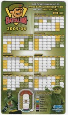 2005-06 Brampton Battalion OHL Magnet Hockey Schedule !!!