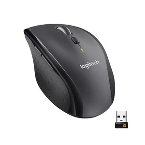Logitech M705 Marathon Kabellose Maus 2,4 GHz USB Unifying Empfänger (910-001236) - Bild 1 von 9