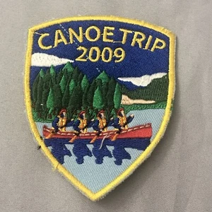 Canoe Trip 2009 Patch - 2 1/2 inches x 3 inches - Picture 1 of 2