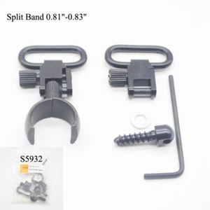 Black Sling Mount Kit For Most 12 Ga. Magnum Split Band .810"-.830"_S5932 - Picture 1 of 7