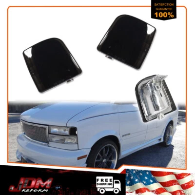 For 1995-2005 Chevrolet Astro GMC Safari Smoked Black Lens Side Corner Lights 2X - Image 1 of 4