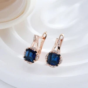 Pendientes de oro 585 para mujer relleno de oro auténtico Huggie criollos joyería caja de regalo NUEVO - Imagen 1 de 5