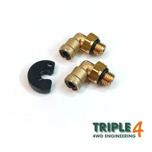 Triple 4 Wading Kit Axle Breather Union Defender TD5 6mm Hose (set of 2) - Picture 1 of 1