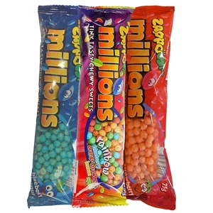 Zappo Millions Variety 75g x 24 Pack Strawberry Blueberry Flavour Treats Lollies - Picture 1 of 7
