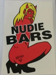 BULLY NUDIE BAR STICKER SMALL MID SCHOOL BMX - Picture 1 of 1