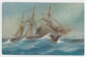 201-BOATS & SHIPS -GERMANY -Duitsch Opleidingsschip "Sophie" 1881 - Picture 1 of 2