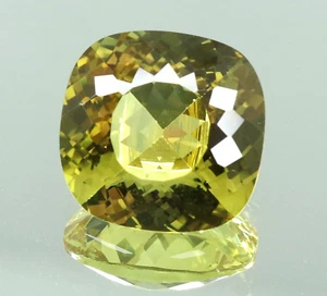 Certified Natural Mali Garnet Yellow Cushion Shape Loose Gemstone 18.75 Ct - Picture 1 of 9