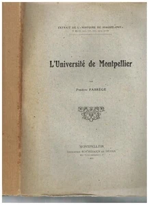 L'UNIVERSITÉ de MONTPELLIER par Frédéric FABRÈGE Cathédrale de MAGUELONE 1911 EO - Picture 1 of 12