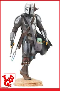 THE MANDALORIAN & Grogu statue Milestones Gentle Giant STAR WARS # NEUF # - Foto 1 di 10