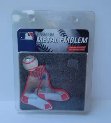 Red Sox Premium Metal Automotive Emblem, Red. New - Image 1 of 4