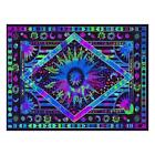 Psychedlic Tapestry Sun Background Cloth Indian