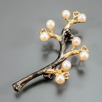 Broche de perlas naturales para joyería de plata de ley 925/NB29879 Foto 1 de 4