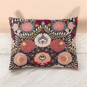 Pottery Barn Helena Embroidered Floral Percale Pillow Sham Cover Standard NEW - Picture 1 of 5