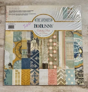 Bo Bunny *THE AVENUES* 12x12 Paper Collection Kit 19-PC Stickers COMPLETE - Picture 1 of 5