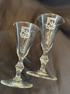 2 Original ST NICHOLAS HOTEL, Springfield, IL Cordials, 1970’s Shoebox Scandal Era - Imagen 1 de 4