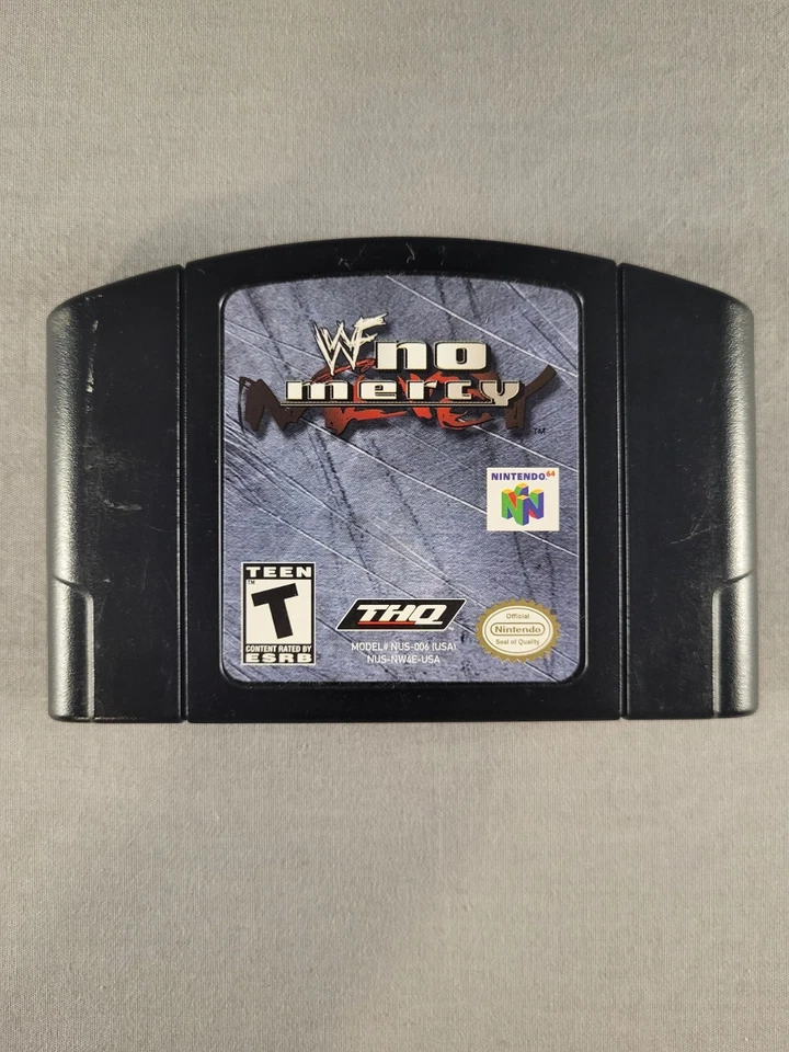 WWF No Mercy, N64, Loose, Authentic! - Image 1 of 2