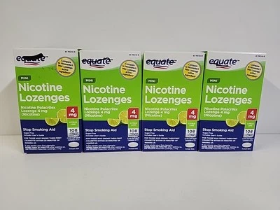 Equate Mini Pastilla Nicotina 4mg Cítrica Lima Caja De 108ct. (Lote de 4 cajas) Foto 1 de 4