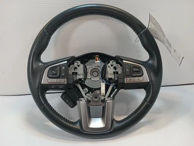 Volante de couro preto de 2015 Subaru Forester 12353845 - Imagem 1 de 4