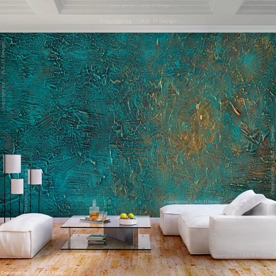 Beton Rost Metalwand Abstrakt VLIES FOTOTAPETE 3D WOHNZIMMER TAPETE WANDBILD XXL - Bild 1 von 2