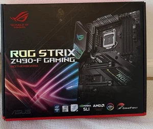 Placa madre Intel ASUS ROG Strix Intel Z490-F Gaming LGA 1200 USADA BUENA - Imagen 1 de 8