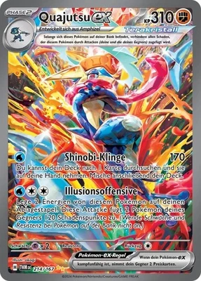 Quajutsu-ex TWM 214/167 Maskerade im Zwielicht Im Sleeve Near Mint - Bild 1 von 2