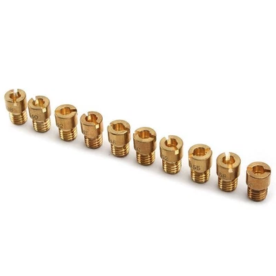 10x Carburetor Main Jets Fit Keihin CVK 138 140 142 145 148 150 152 155 158 160 - Image 1 of 4