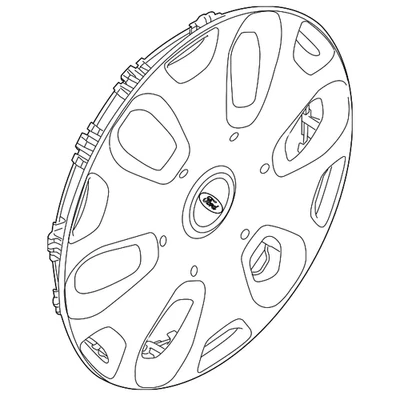 Ford Transit Connect 2010-2013 original - cubierta de rueda 9T1Z-1130-A Foto 1 de 4