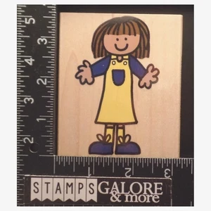 SELLOS DE GOMA HERO ARTS K1732 NIÑOS SOLO EMME ESCUELA NIÑA #1108 - Imagen 1 de 3