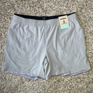 Chubbies 5.5” Ultimate Training Shorts Mens Large 2-In-1 Liner “Gray Decembers” - Picture 1 of 8