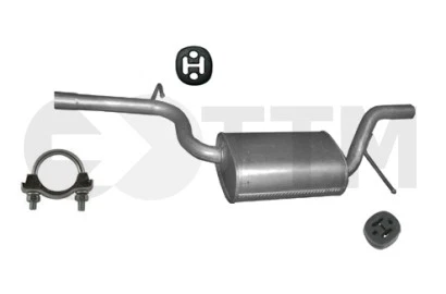 Silencieux Intermédiaire+ pour VW PASSAT CC 1.8 2.0 150/160cV 2005-2012 - Photo 1/1