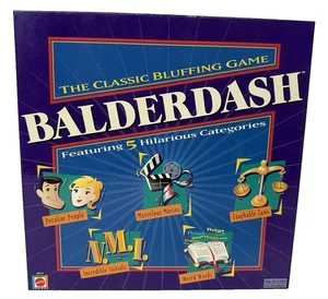Balderdash Classic Bluffing Board Game 2003 Mattel COMPLETE - Picture 1 of 3