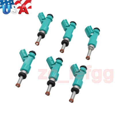 6x Inyectores de combustible Denso para Toyota Sienna 2012 2013 2014 2015 2016 3,5 L V6 Foto 1 de 4