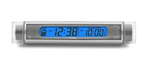Technoline WQ 120 Sveglia al Quarzo, Plastica, Argento, 17.3 x 3.2 x 3.2 cm (W7m - Immagine 1 di 1