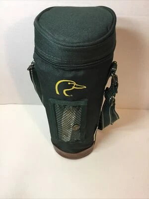 Bolsa de vino aislada verde Picnic at Ascot Hunter diseño de pato/abridor y enchufe BTL Foto 1 de 4