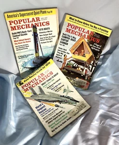 Popular Mechanics Magazine, Issues from 1970, Jan, Feb, & Mar - Picture 1 of 15