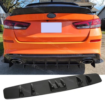 Parachoques trasero difusor alerón divisor de labios tiburón 7 aletas para KIA Optima SX sedán Foto 1 de 4