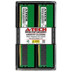 64GB 2x 32GB DDR5-4800 ASRock W680D4U W680D4U-2L2T/G5 Z690D4U-2L2T/G5 Memory RAM - Picture 1 of 5