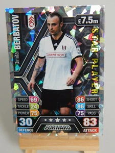 Topps Match Attax Premier League 2013/14 Dimitar Berbatov,Star Player Foil,#125 - Picture 1 of 2
