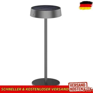 Solar Tischleuchte Wiederaufladbare LED Schreibtischlampe Nachtlicht für Innen u - Bild 1 von 12