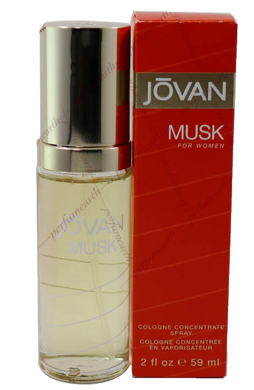 JOVAN MUSK BY COTY 2.0 OZ/59ML COLONIA CONCENTRADO SPRAY MUJER NUEVO EN CAJA Foto 1 de 1