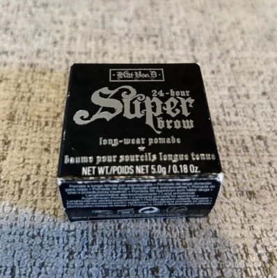 Delineador de ojos Kat Von D KVD pomada, sombra y pigmento de cejas “blanco fuera” tamaño completo nuevo en caja Foto 1 de 3