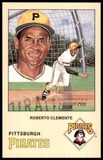 1990 Historic Pittsburgh Pirates Roberto Clemente Postcard #11