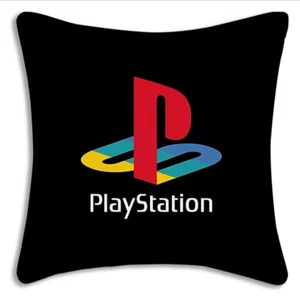 Playstation Cushion Cover 30 X 30 cm Case NEW Home Decor Gaming Console Square - Picture 1 of 1
