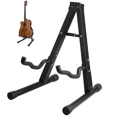 HOMTAS SOPORTE GUITARRA UNIVERSAL - GUITARRA ELÉCTRICA - ACÚSTICA - CONCIERTO - BAJO - PLEGABLE