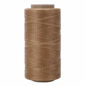 150D 1mm Flat Waxed Sewing Thread Extra Strong Wax Cords for Shoe Bags Repairing - Picture 1 of 21