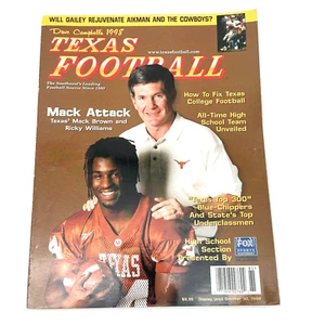 1998 Dave Campbell Texas Football Ricky Williams Mack Brown Longhorns Issue - Picture 1 of 1